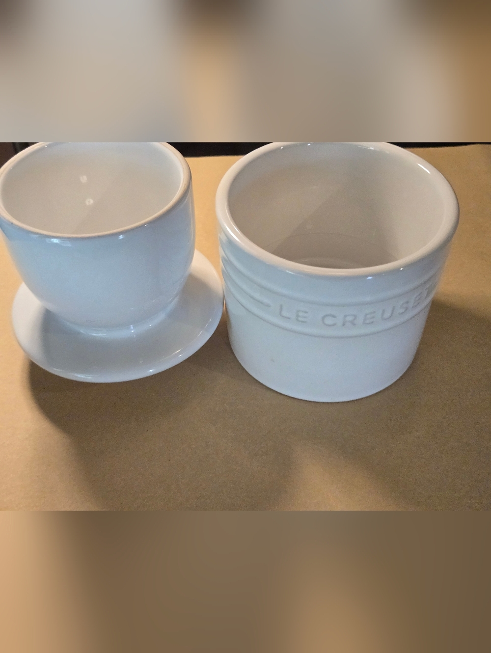 Le Creuset - White Butter Crock - Picture 9 of 9